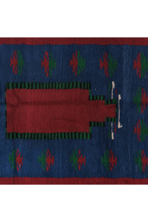 Vintage Turkish Tulu Rug 3'7'' x 5'3''