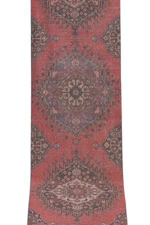 Vintage Turkish Runner Rug 3'4'' x 13'3''