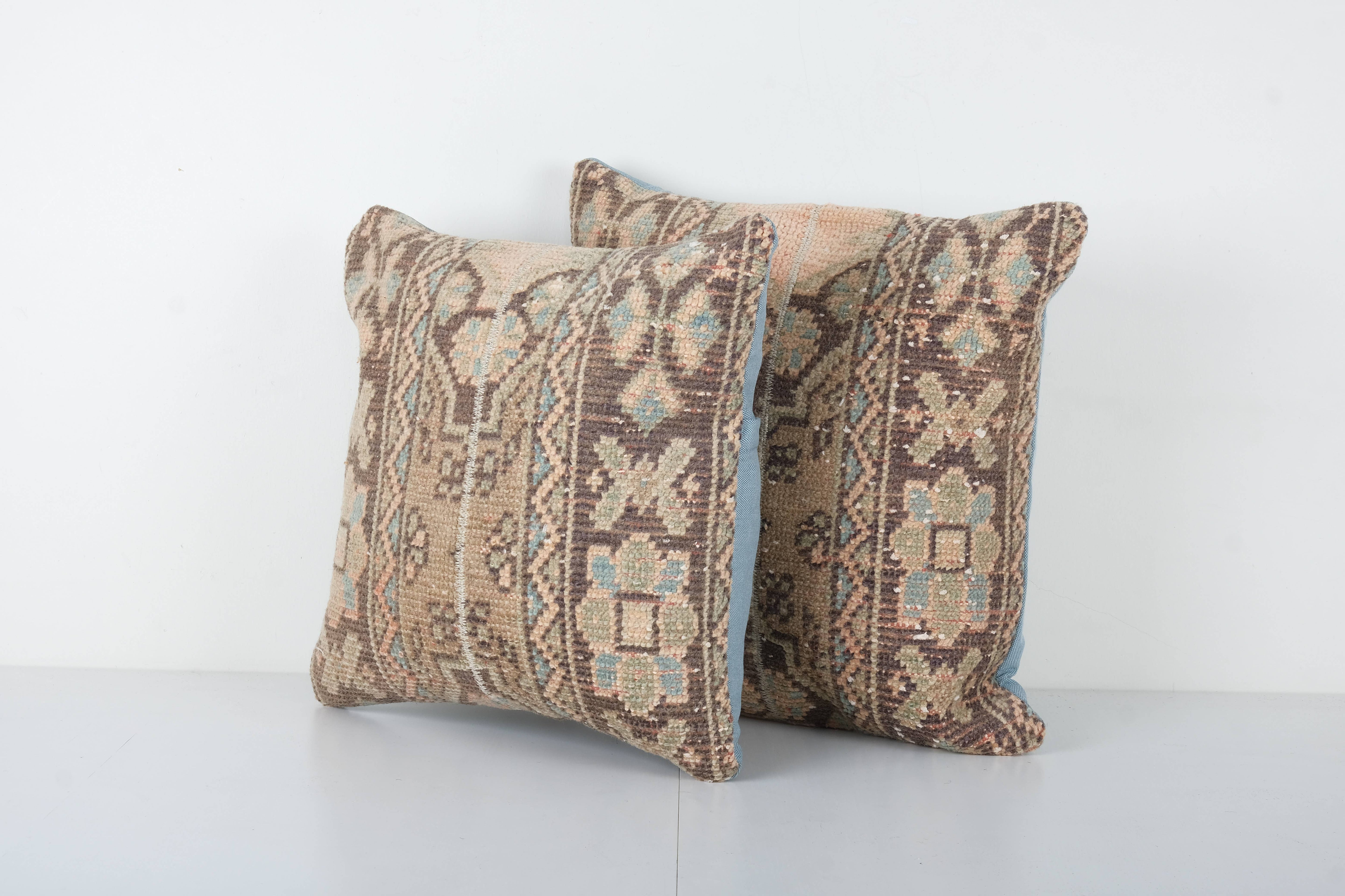 Rug Pillow Cover Set of 2 | 18'' x 18''