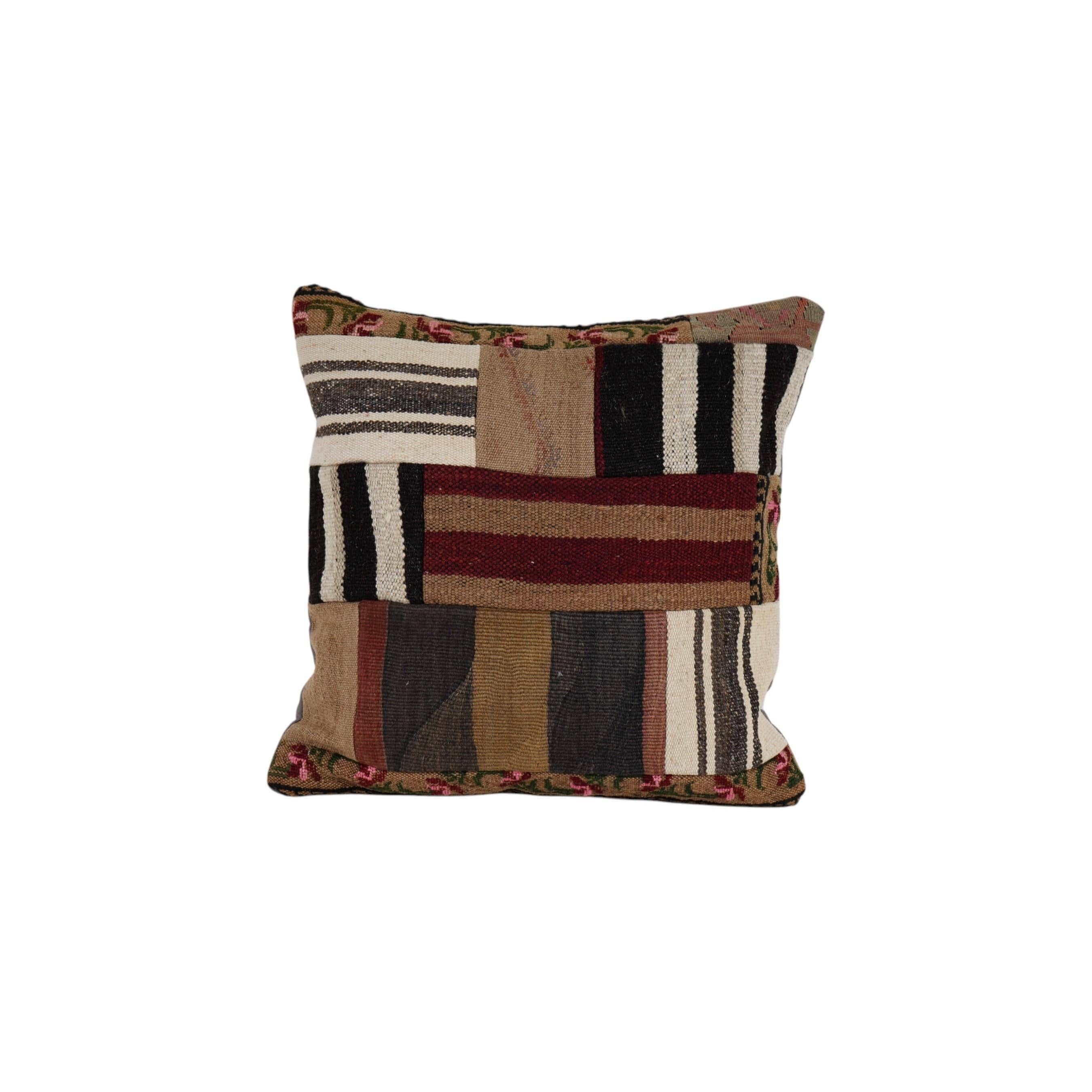 Suzani Patchwork Pillow Cover | 20'' x 20''