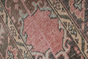 Vintage Turkish Karapinar Runner Rug 1'8'' x 17'2''