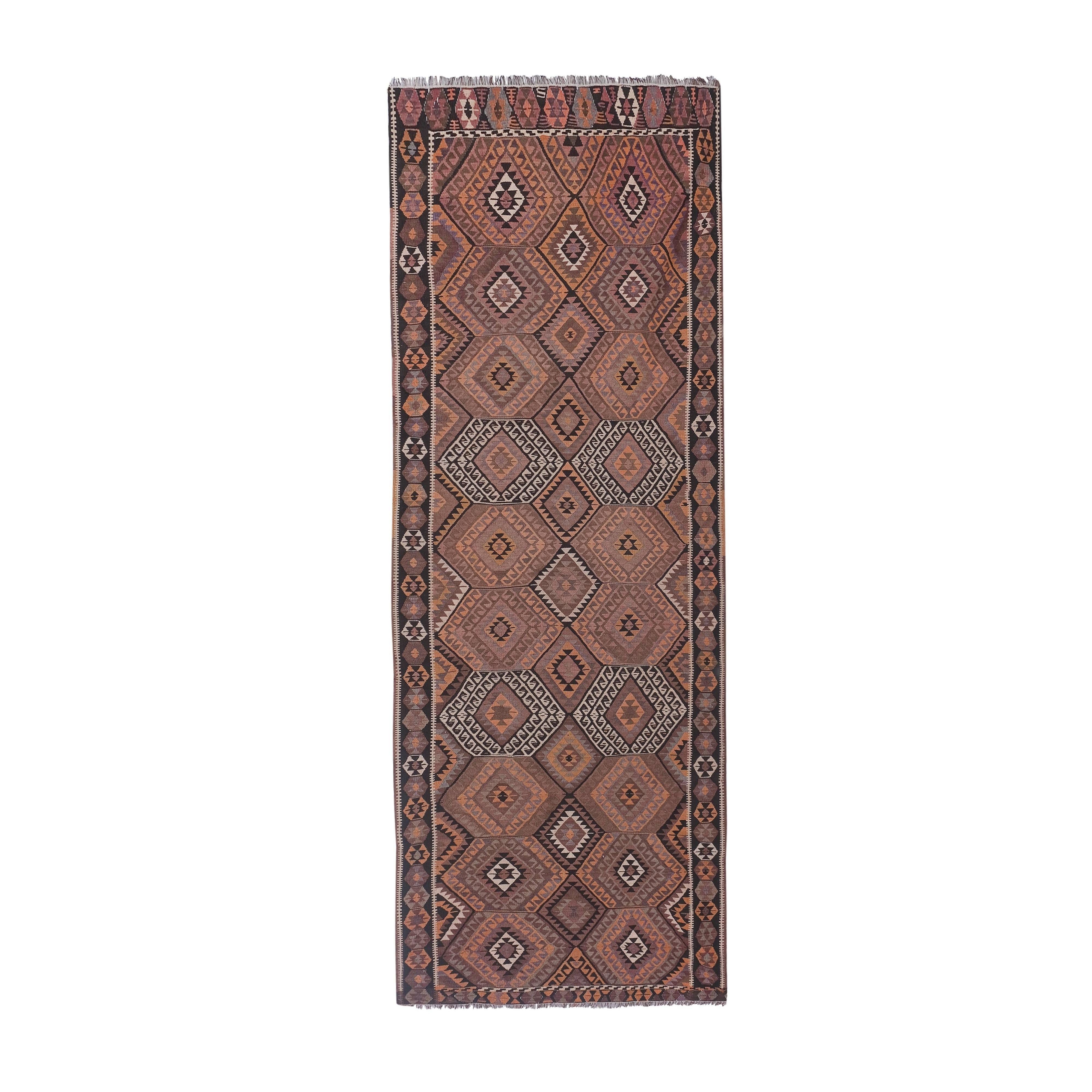 Vintage Kars Kilim Rug 4'4'' x 11'10''