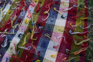 Vintage Turkish Shaggy Tulu Rug 4'3'' x 4'11''