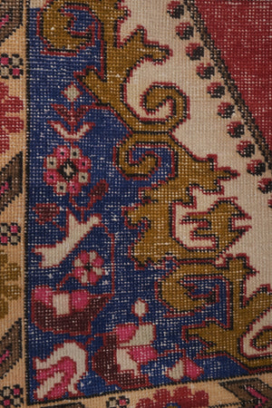Vintage Turkish Rug 4'8'' x 7'1''