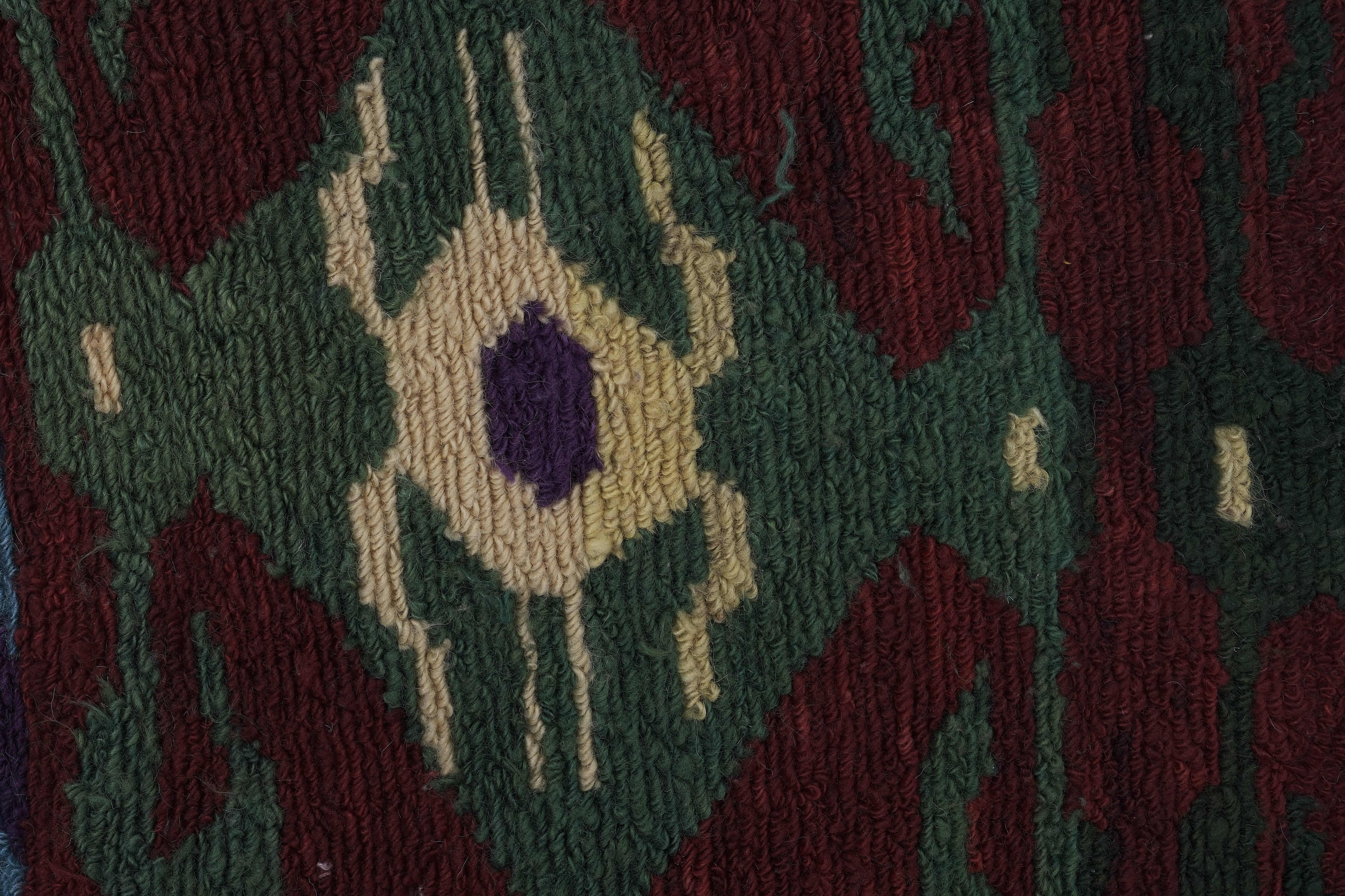 Vintage Turkish Tulu Rug 4'5'' x 5'1''