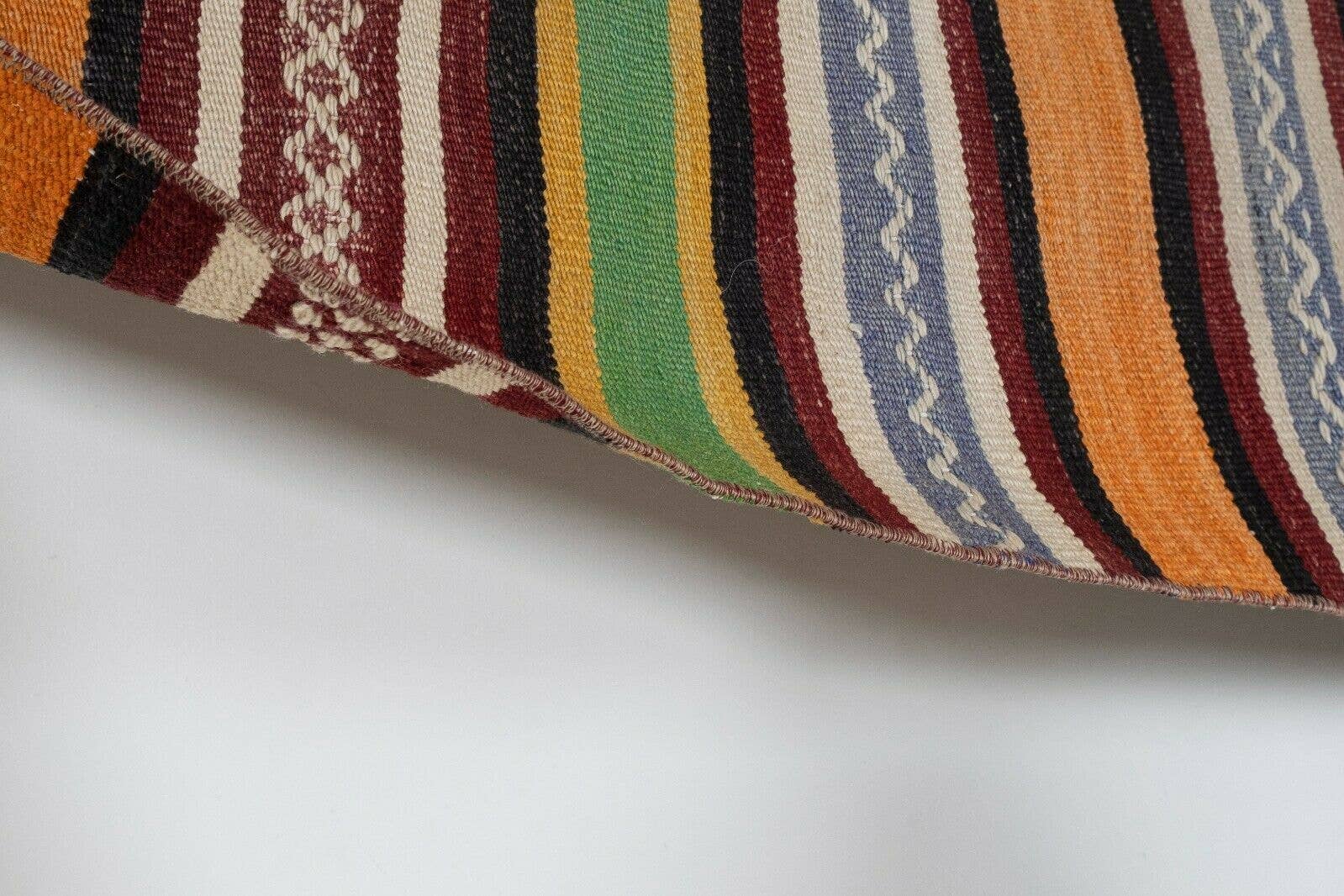 Vintage Turkish Kilim Runner 2'3'' x 10'10''