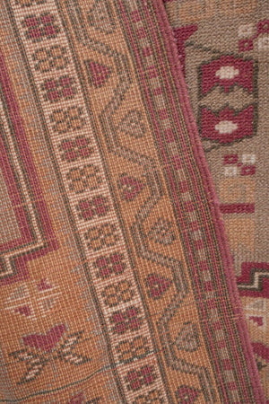 Vintage Turkish Runner Rug 2'4'' x 7'1''