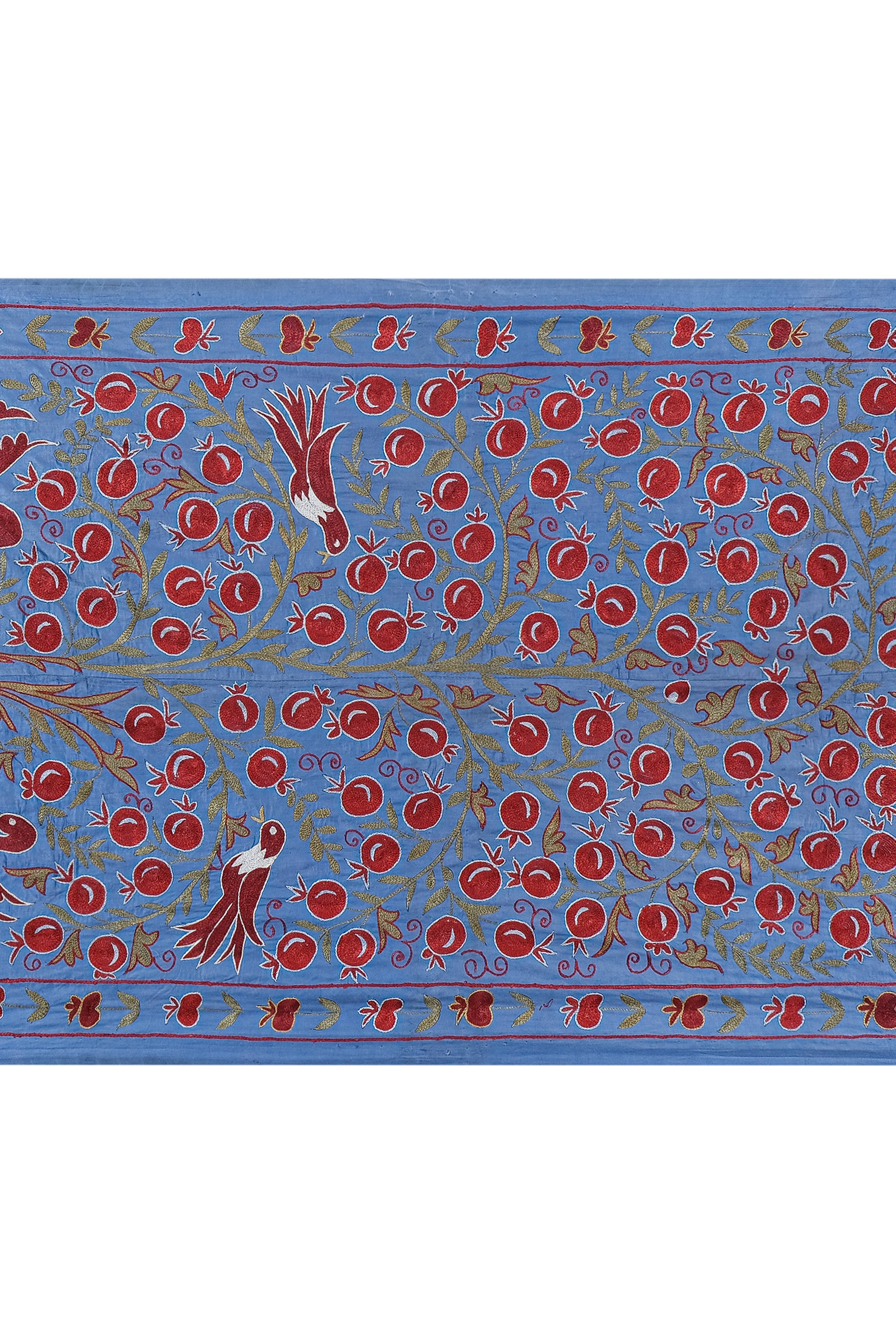 Silk Suzani Table Runner | 3'6'' x 6'3''