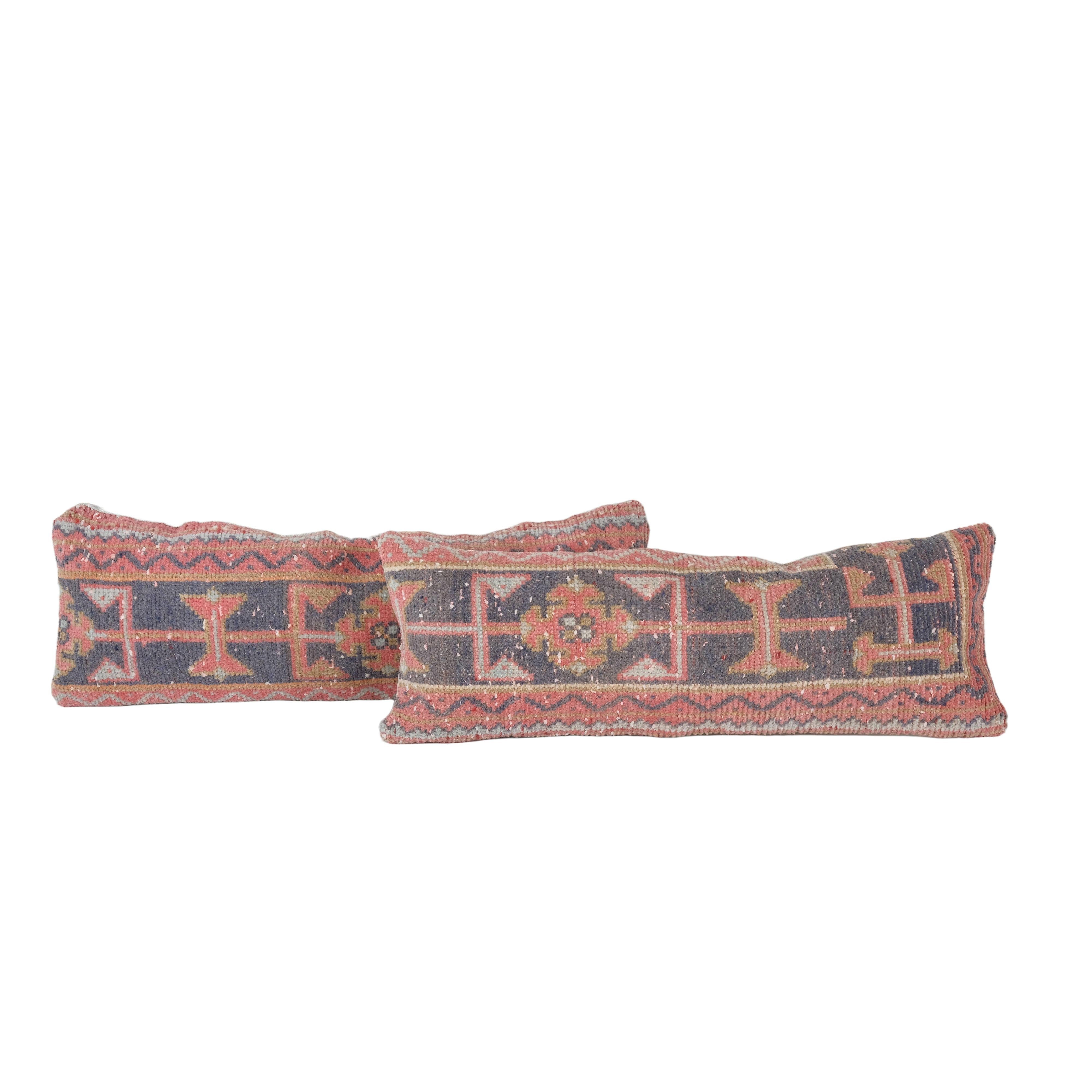 Rug Bedding Pillow Cover Set of 2 | 11'' x 30''