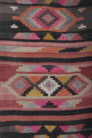 Vintage Turkish Kilim Runner 2'4'' x 22'11''