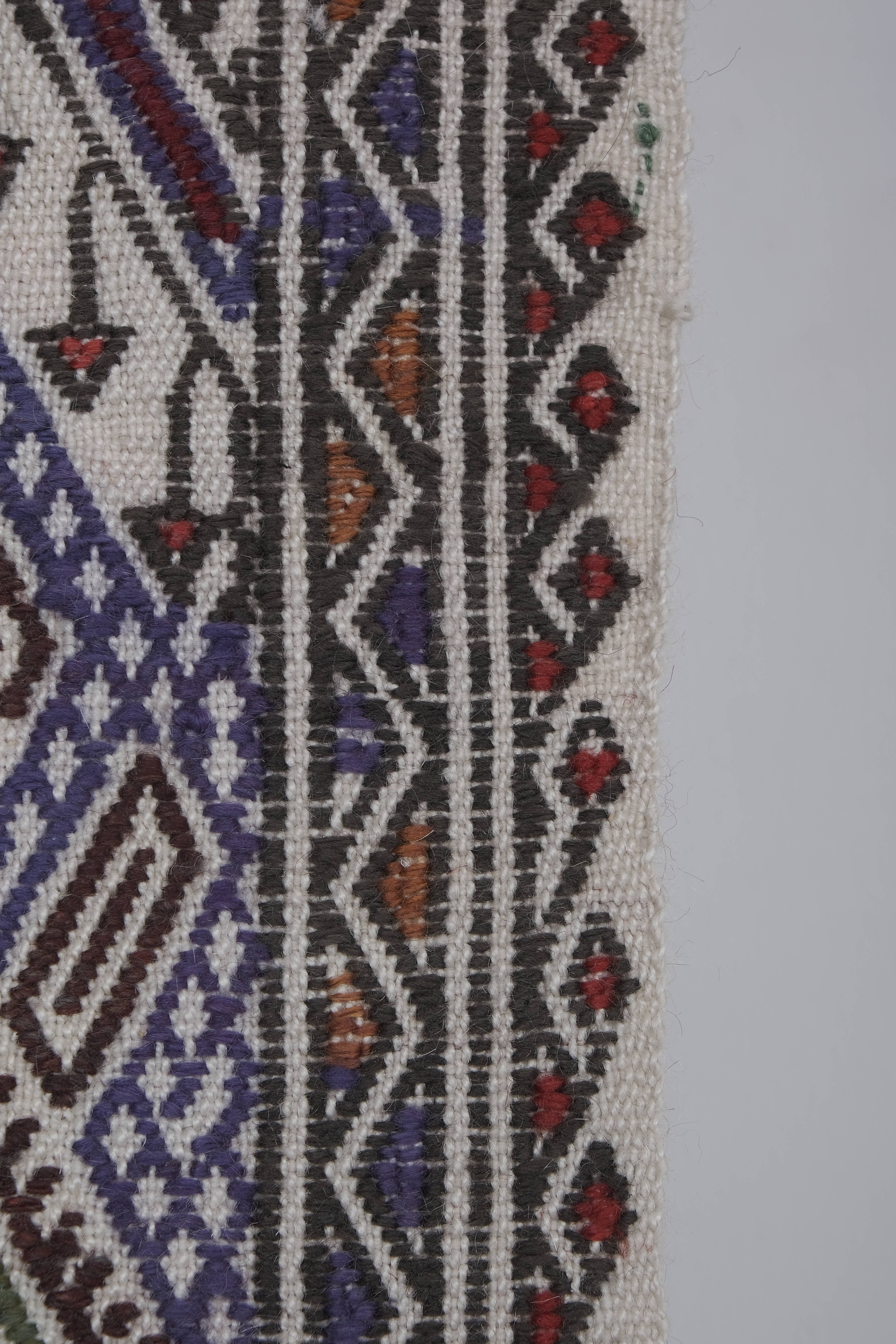 Vintage Turkish Cicim Rug 4'11'' x 6'5''