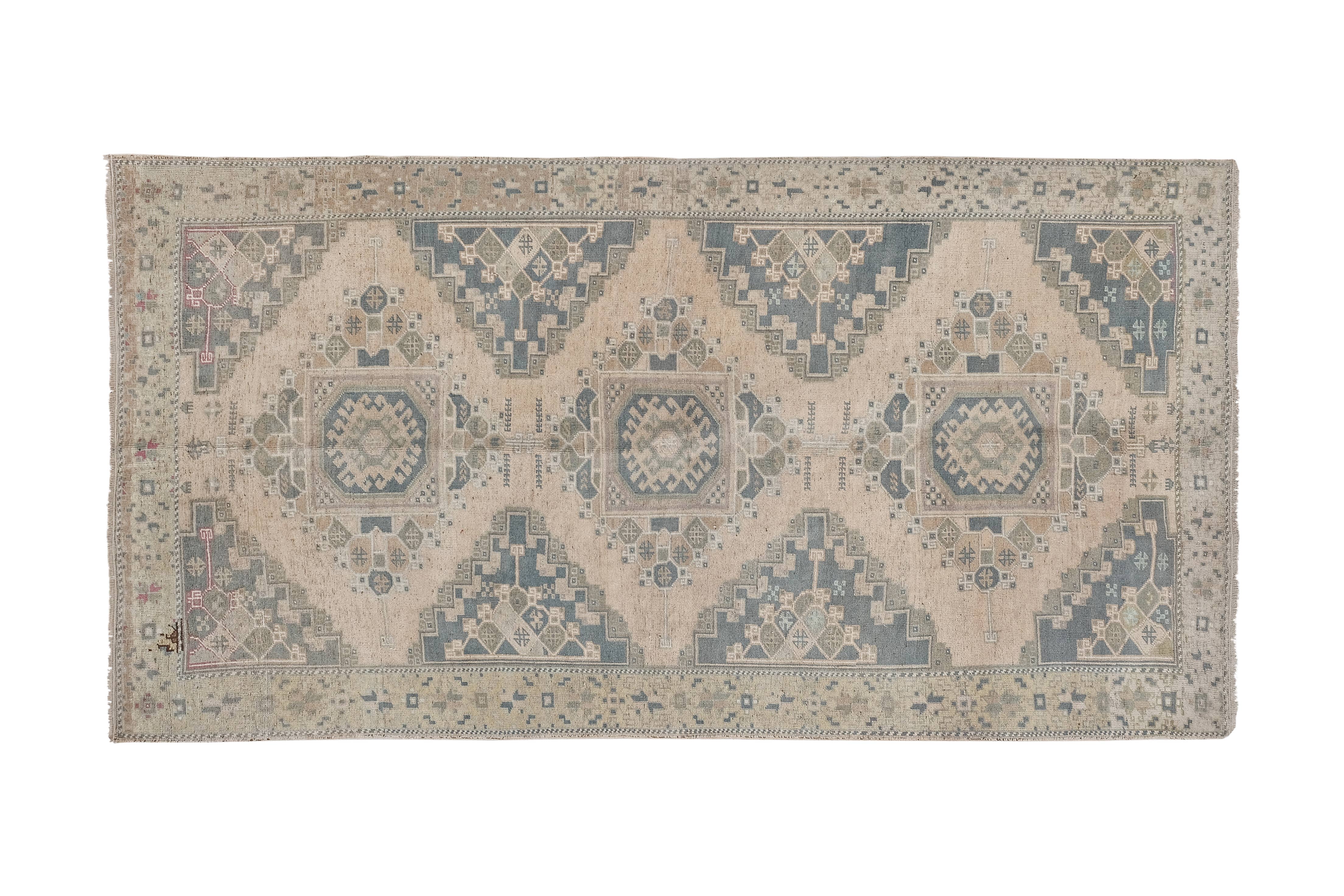 Vintage Oushak Rug 4'8'' x 8'8''