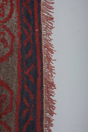 Vintage Turkish Shaggy Tulu Rug 21'' x 54''