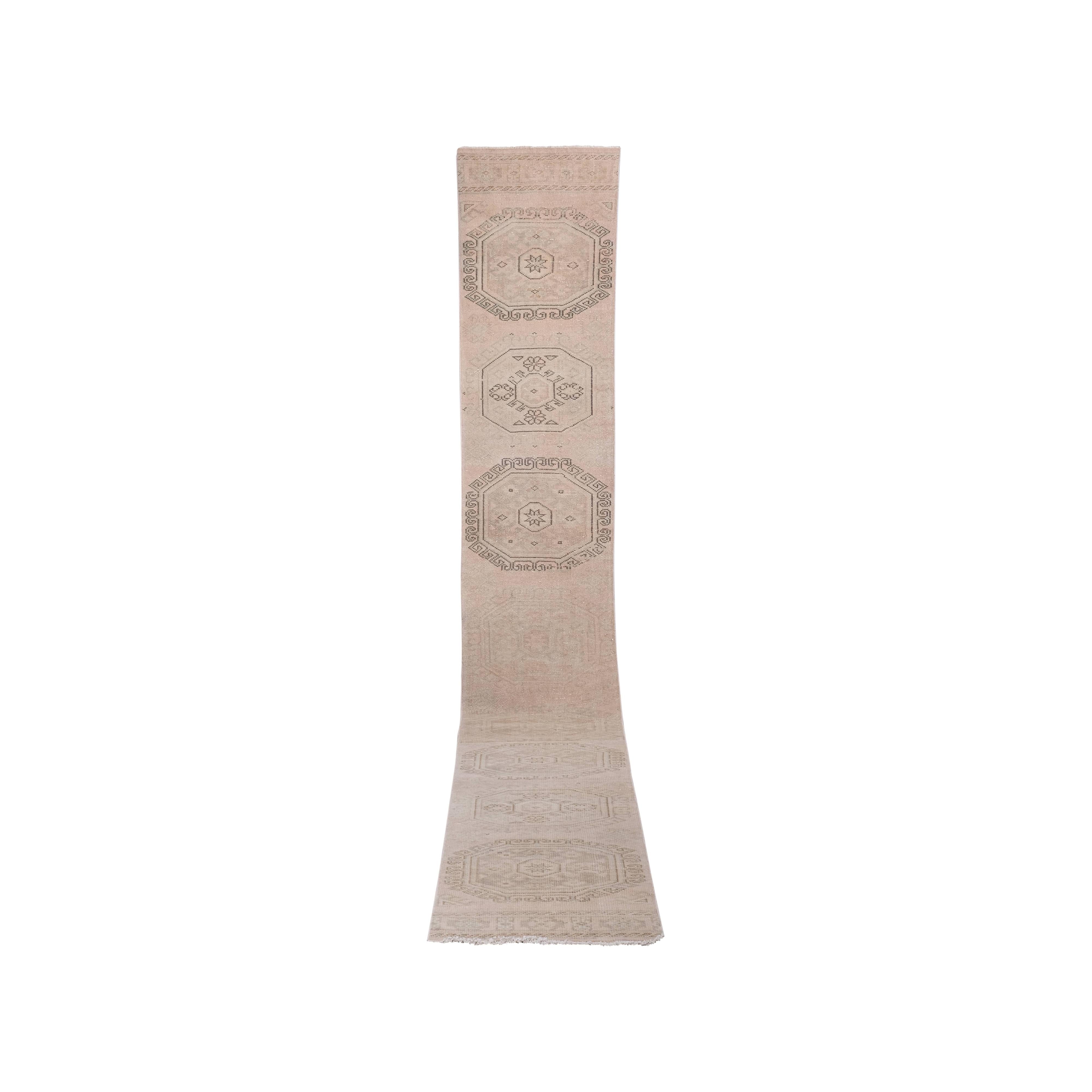 Vintage Oushak Runner 2'9'' x 18'11''
