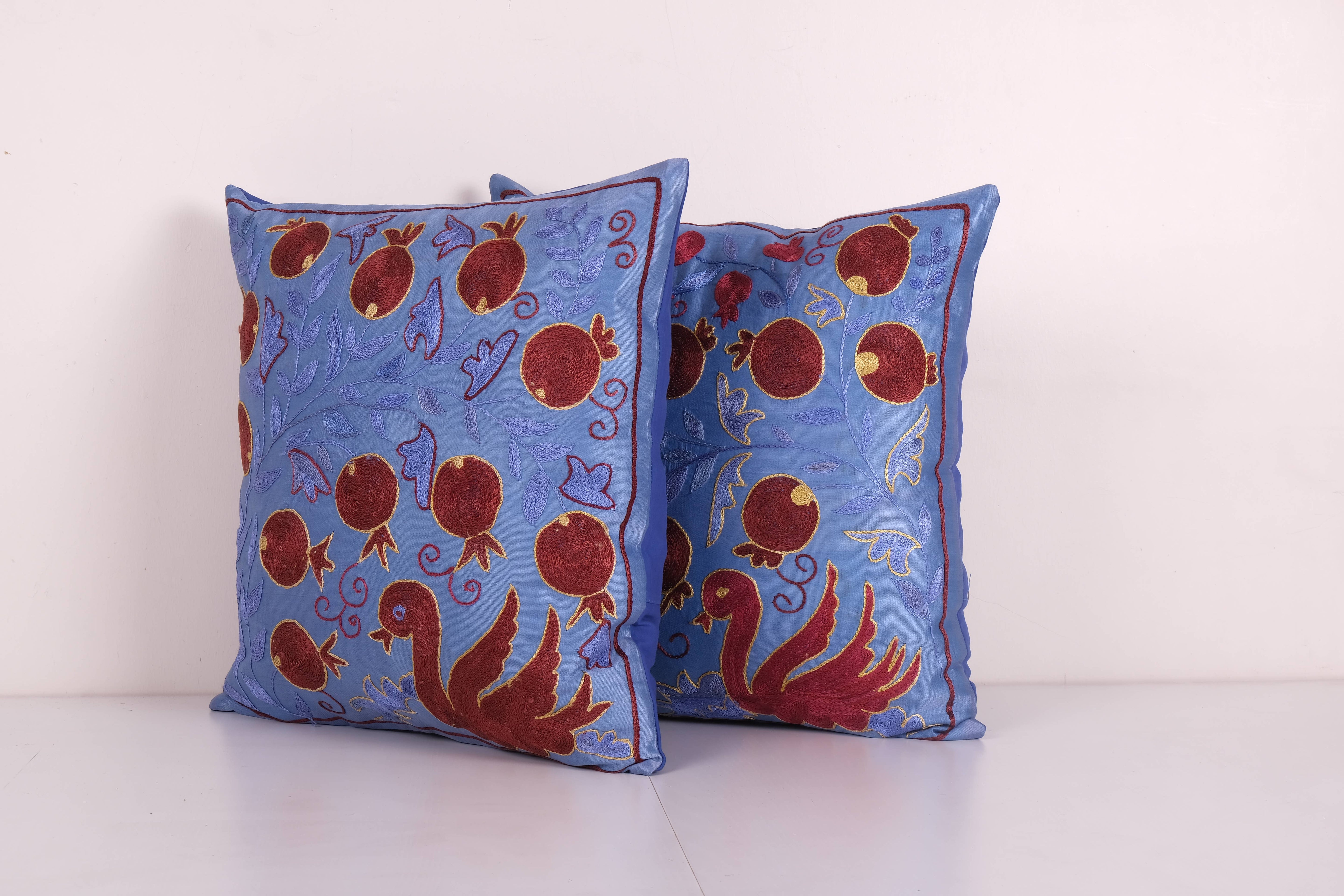 Silk Suzani Pillow Cover | 19'' x 19''