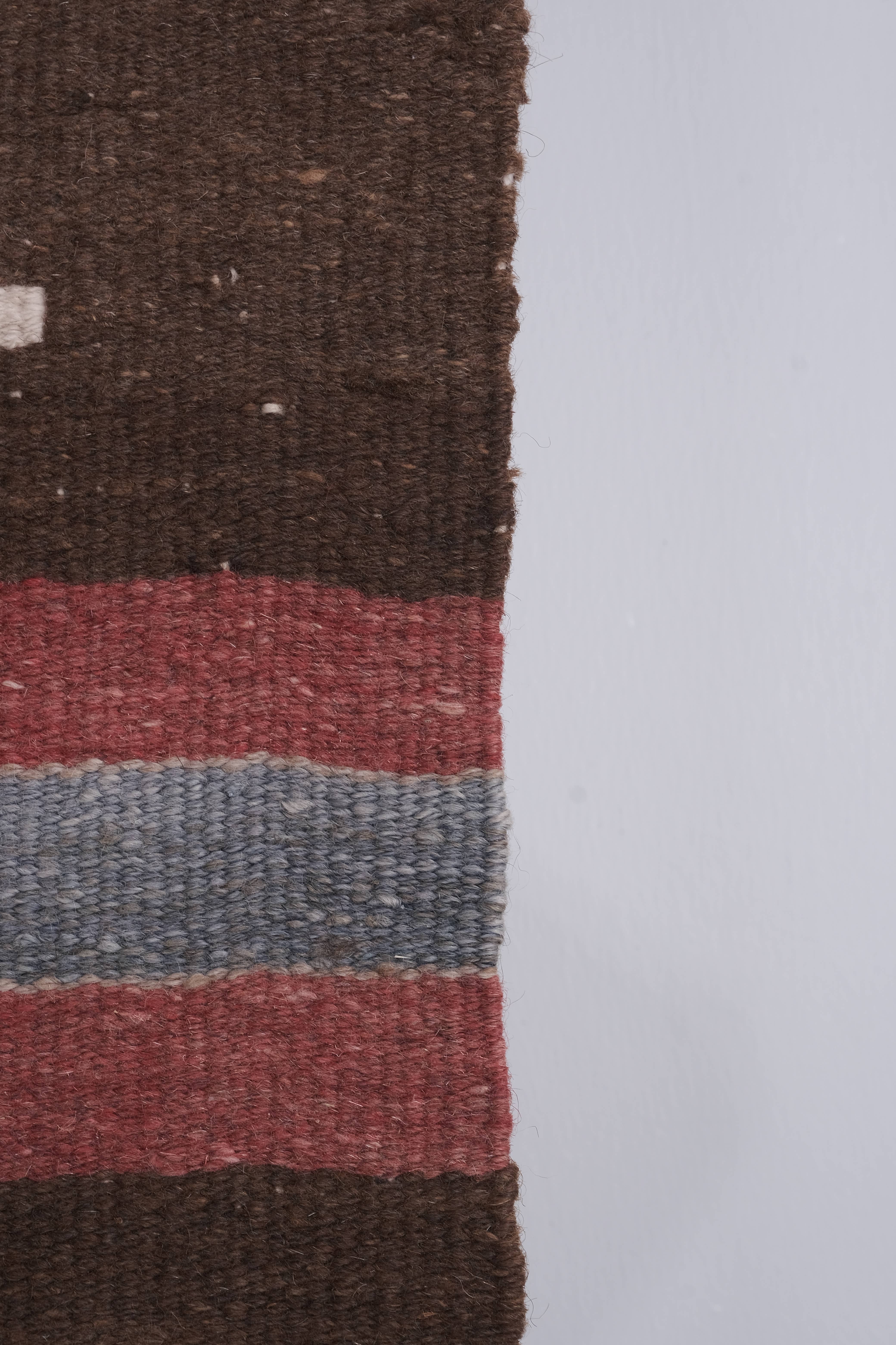 Vintage Turkish Kilim Runner 2'6'' x 20'6''