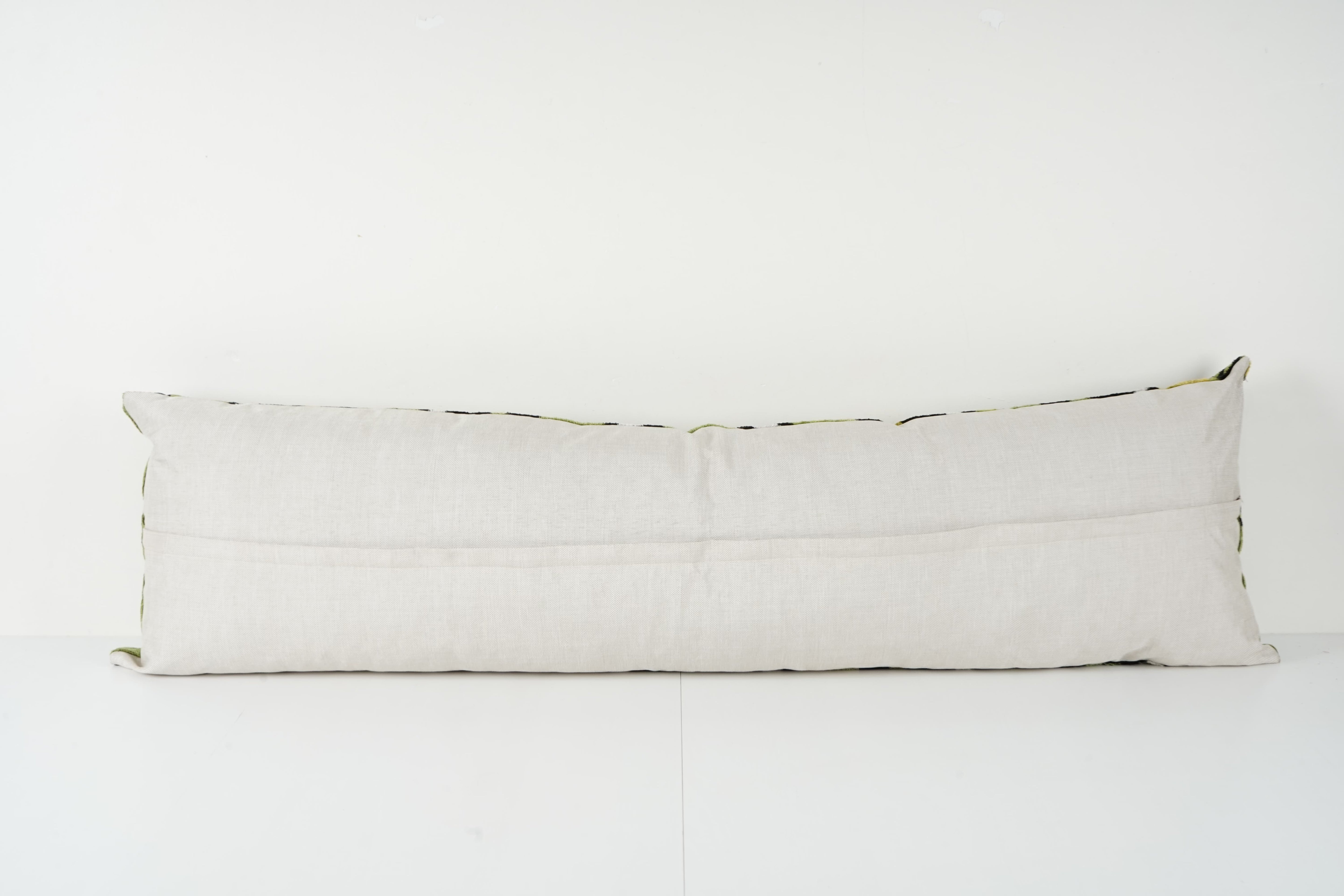 Silk Ikat Velvet Pillow Cover | 16'' x 51''