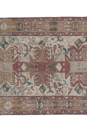 Vintage Turkish Kilim Rug 39'' x 56''