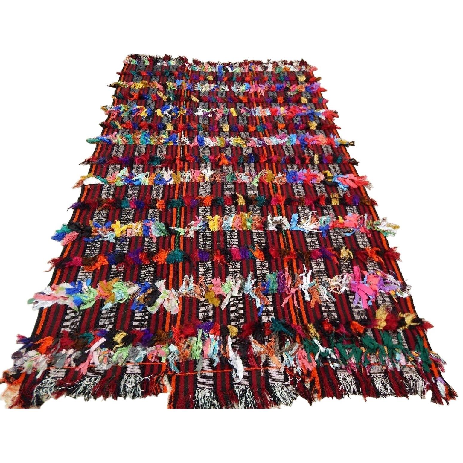 Vintage Turkish Tulu Rug 6' x 9'6''