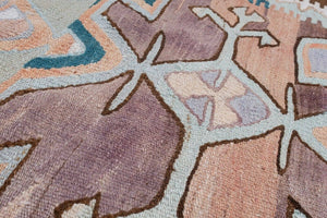 Vintage Turkish Kilim Rug 5'1'' x 11'10''