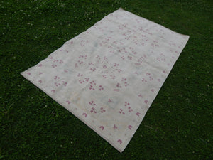 Vintage Oushak Rug 5'1'' x 7'10''