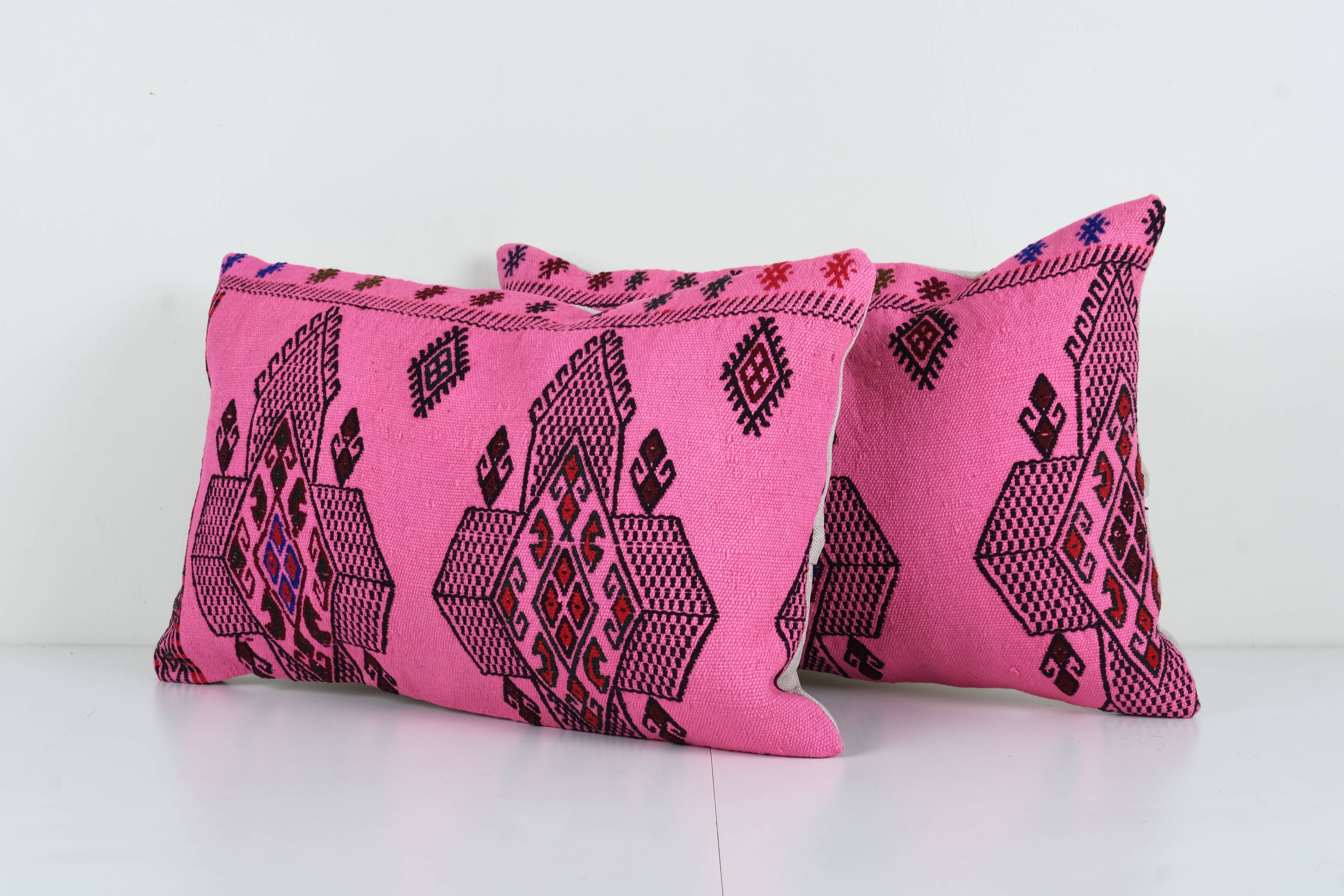 Kilim Pillow Cover Set of 2 | 16'' x 24''