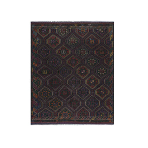Vintage Turkish Kilim Rug 7'5'' x 9'6''