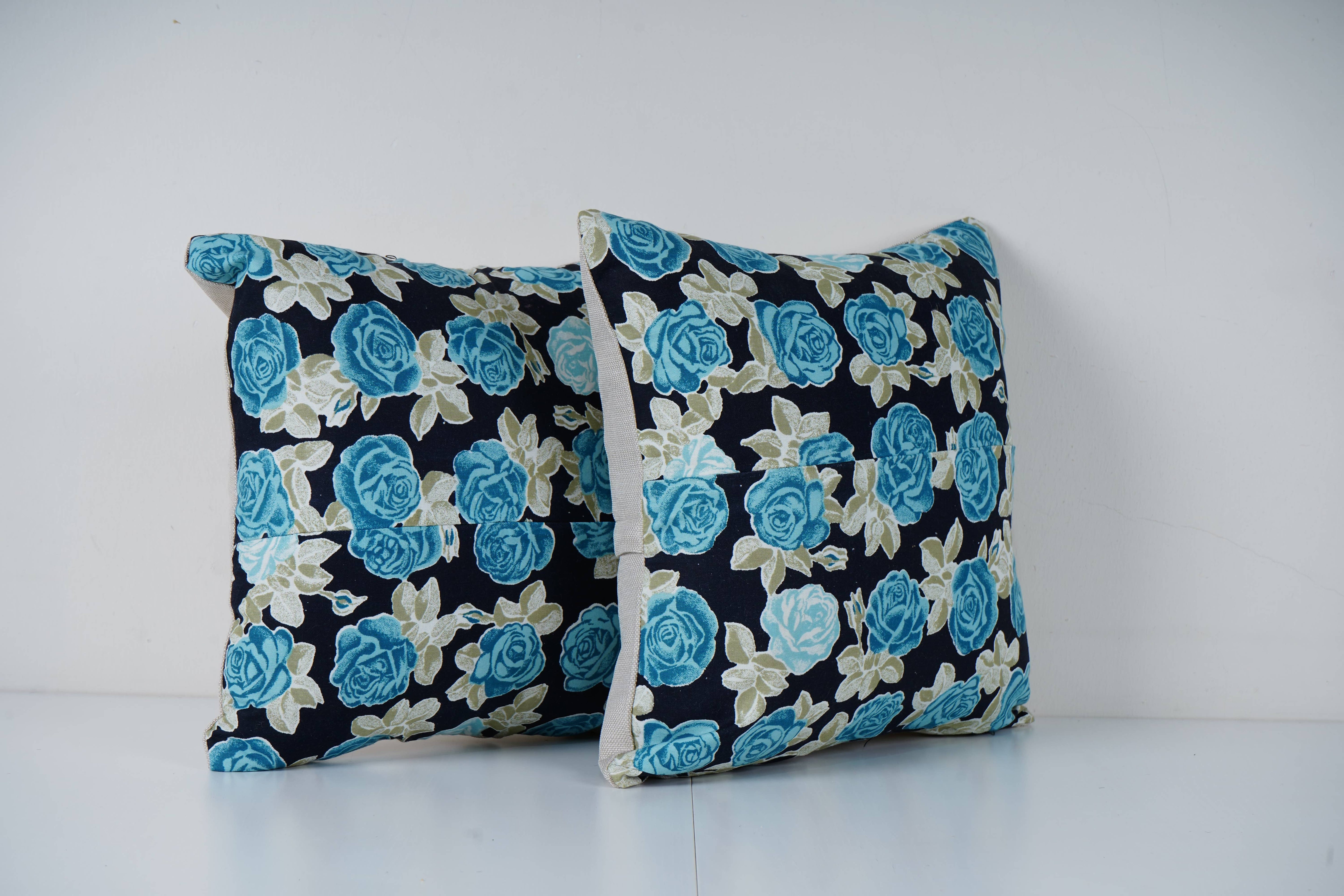 Uzbek Roller Printed Pillow Cover Set of 2 | 16'' x 16''