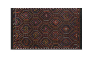Vintage Turkish Kilim Rug 5'7'' x 9'7''