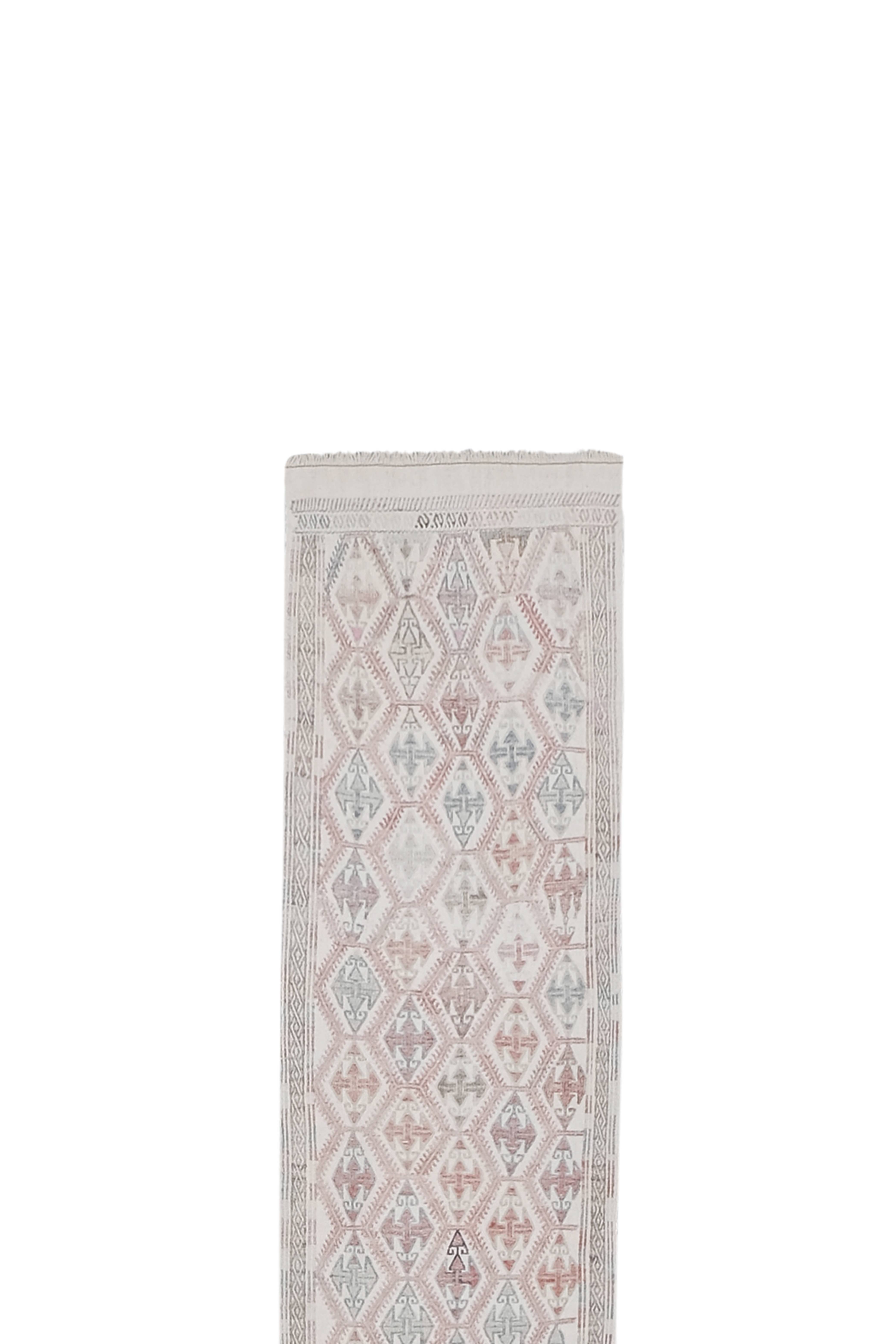 Vintage Kilim Runner 1'8'' x 19'
