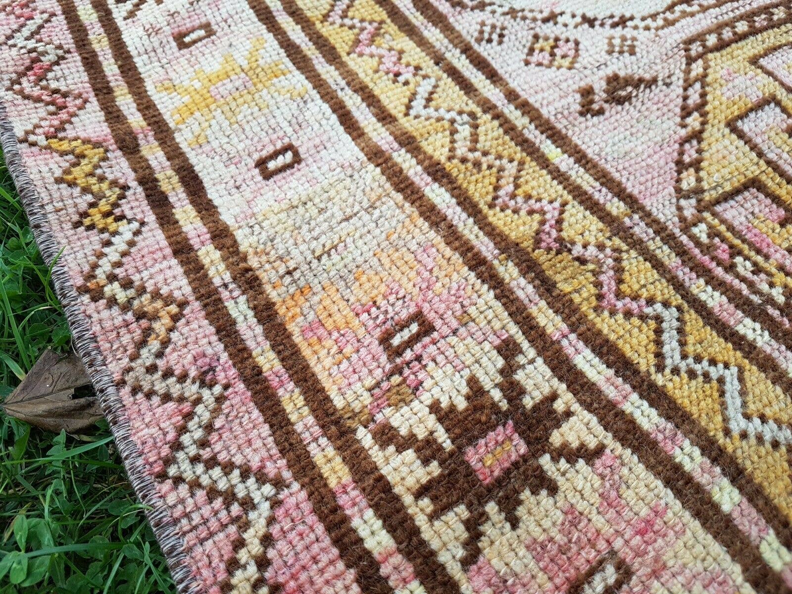Vintage Caucasian Rug 3'2'' x 7'9''