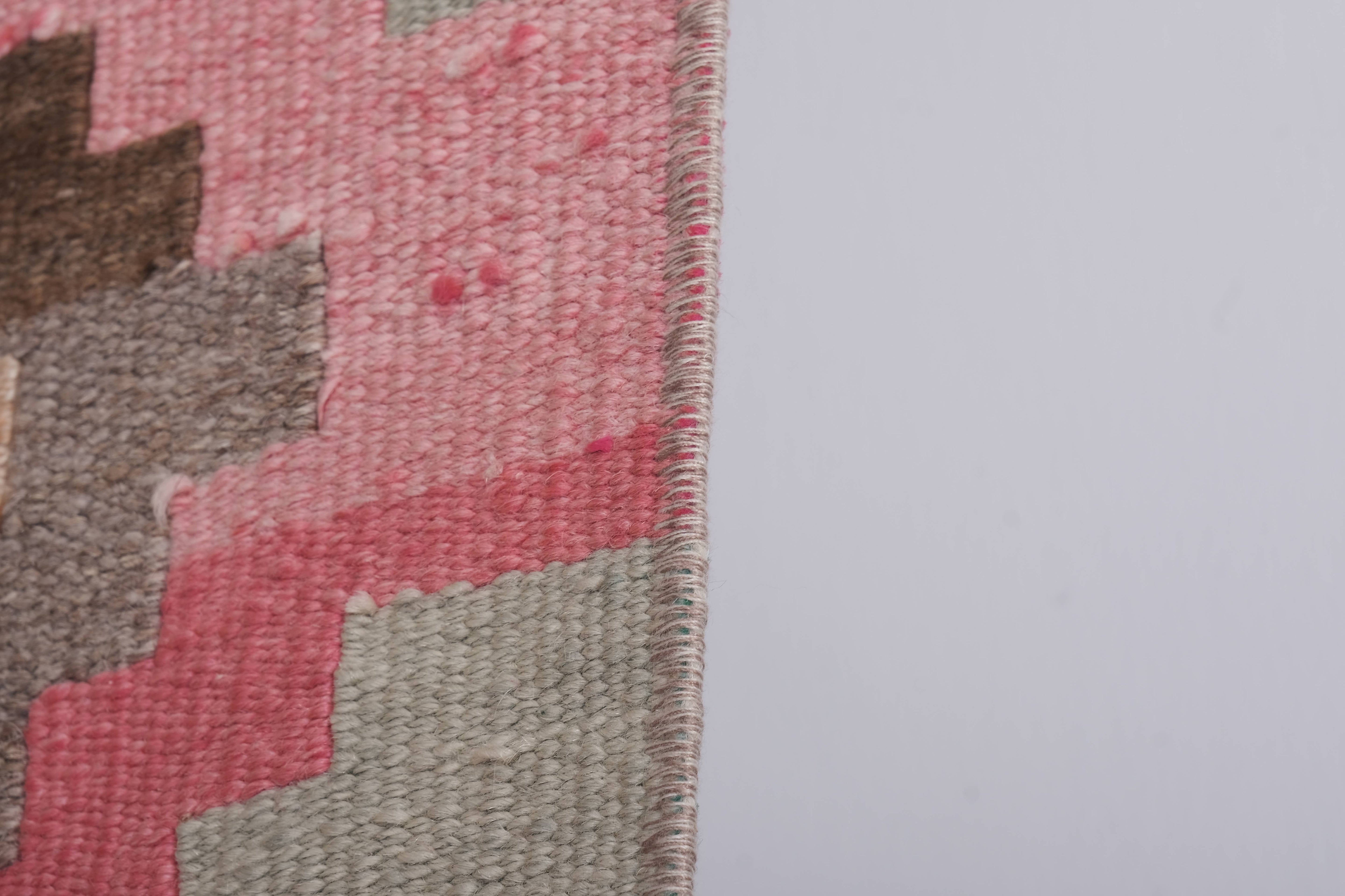 Vintage Turkish Kilim Runner 2'9'' x 21'8''