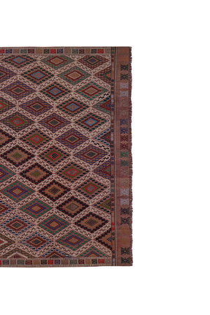 Vintage Turkish Kilim Rug 5'6'' x 8'5''
