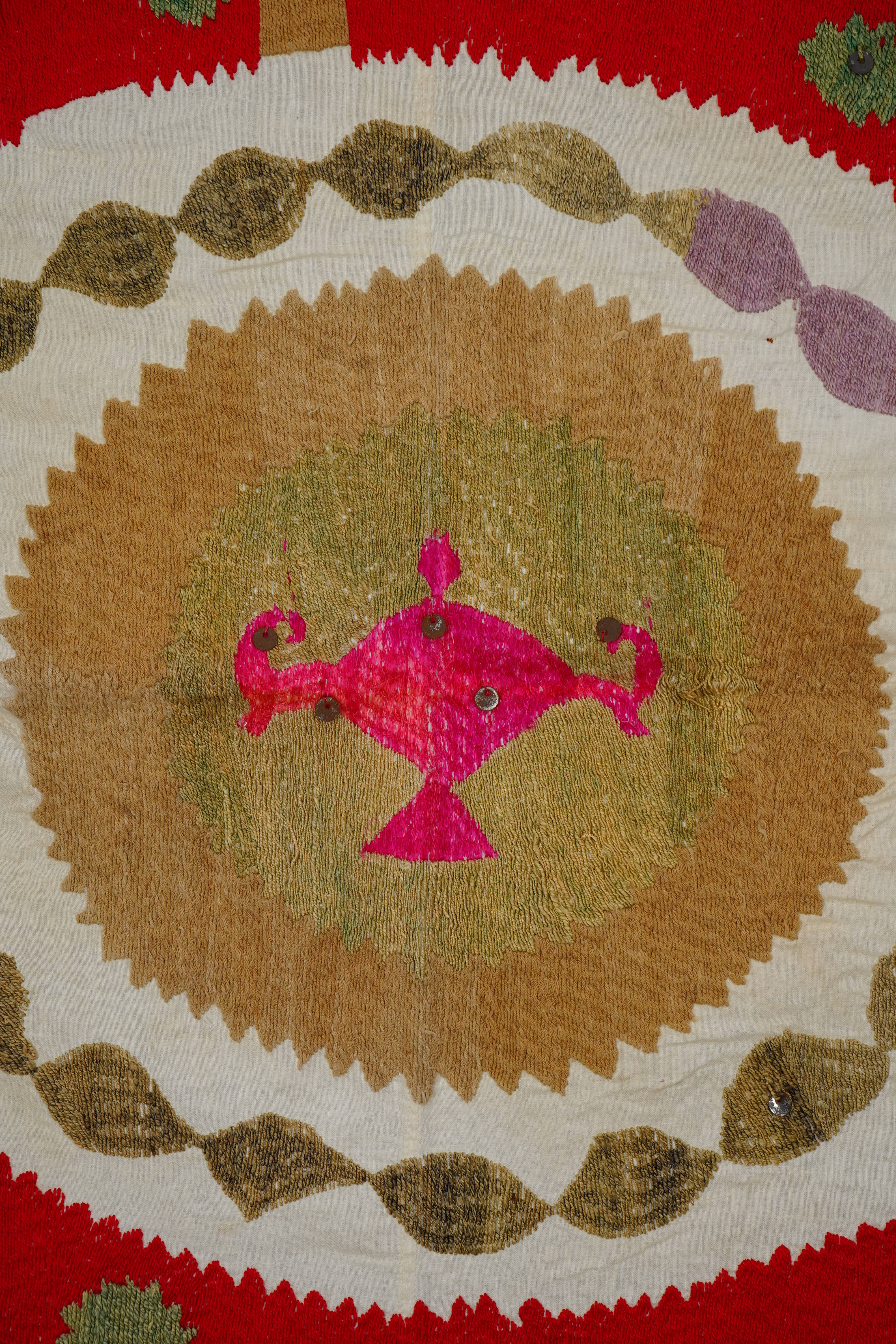 Suzani Wall Hanging & Tablecloth | 49'' x 52''