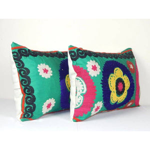 Suzani Pillow Cover Set of 2 | 16'' x 24''
