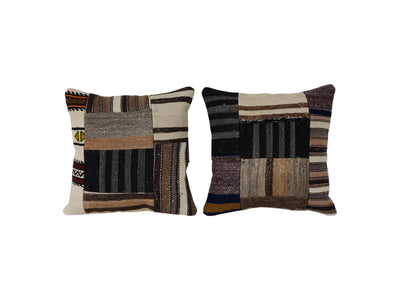 Kilim Patchwork Pillow Cover Set of 2 | 20'' x 20''