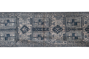 Vintage Herki Runner Rug 3'6'' x 10'4''