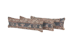 Rug Bedding Pillow Cover Set of 2 | 12'' x 35''