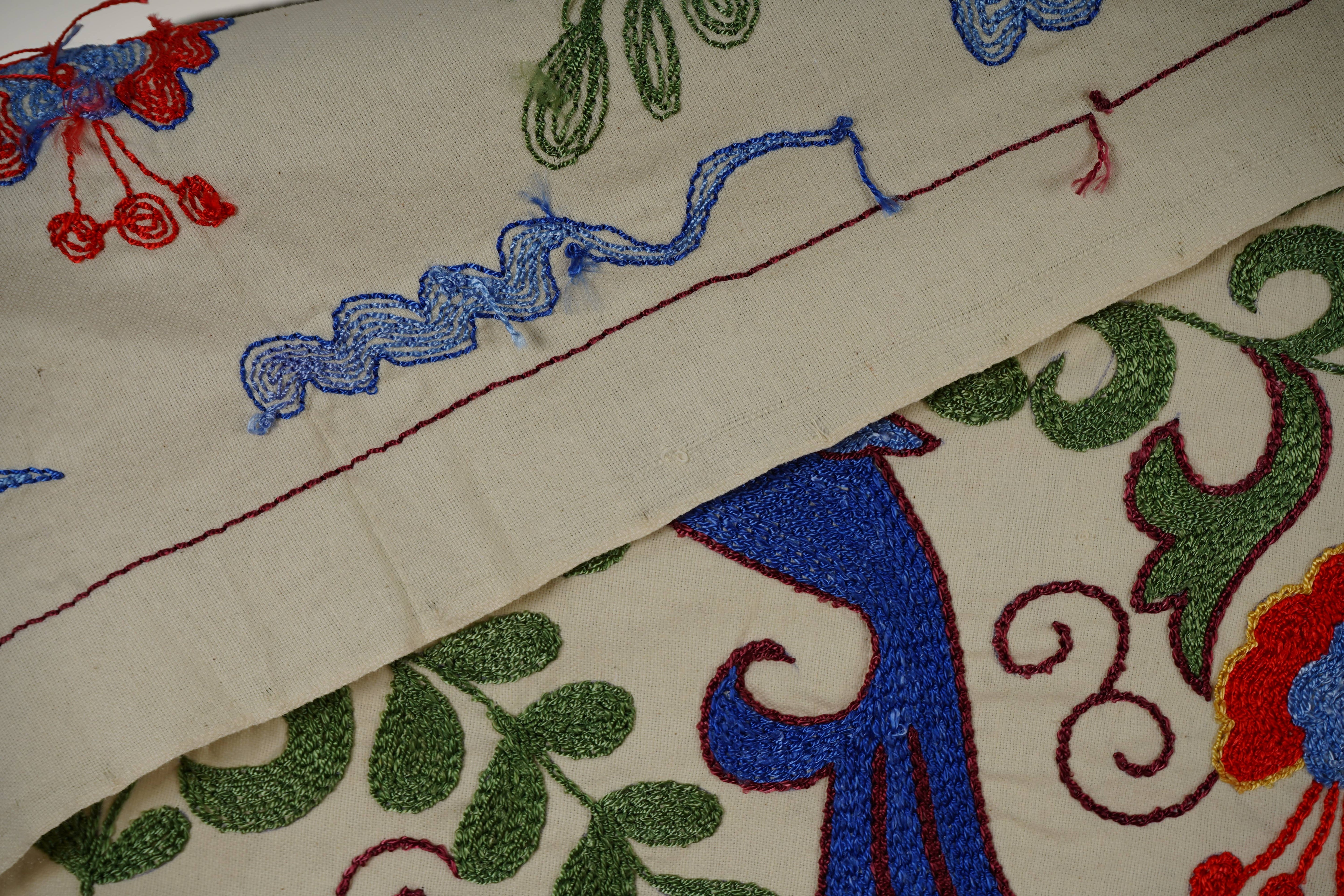 Bird Suzani Wall Hanging & Tablecloth | 17'' x 38''
