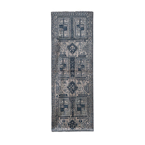 Vintage Herki Runner Rug 3'6'' x 10'4''