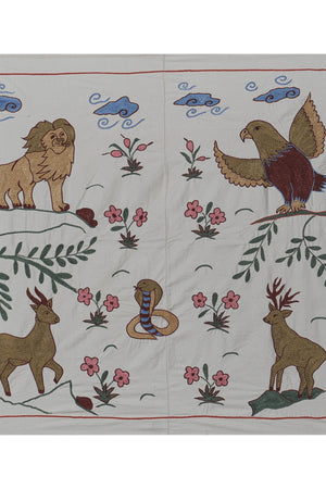 Suzani Wall Hanging & Tablecloth | 33'' x 38''