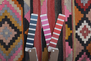 Vintage Turkish Kilim Runner 2'4'' x 23'