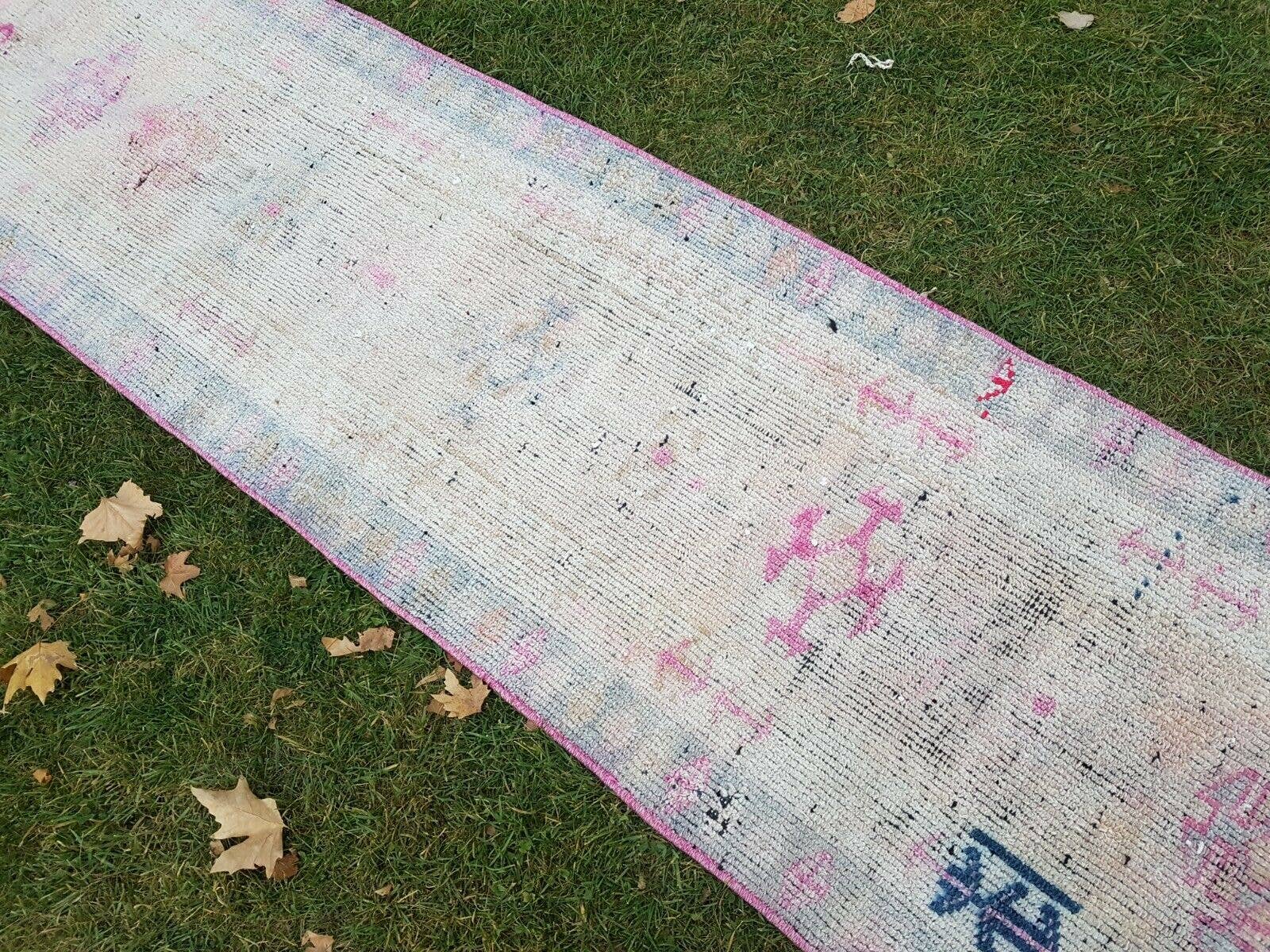 Vintage Oushak Runner 2'4'' x 15'1''