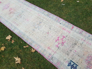 Vintage Oushak Runner 2'4'' x 15'1''