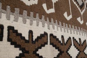 Vintage Turkish Kilim Rug 46'' x 55''