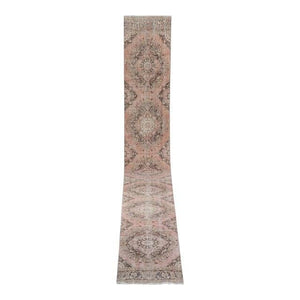 Vintage Oushak Runner 3' x 25'10''