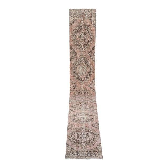 Vintage Oushak Runner 3' x 25'10''