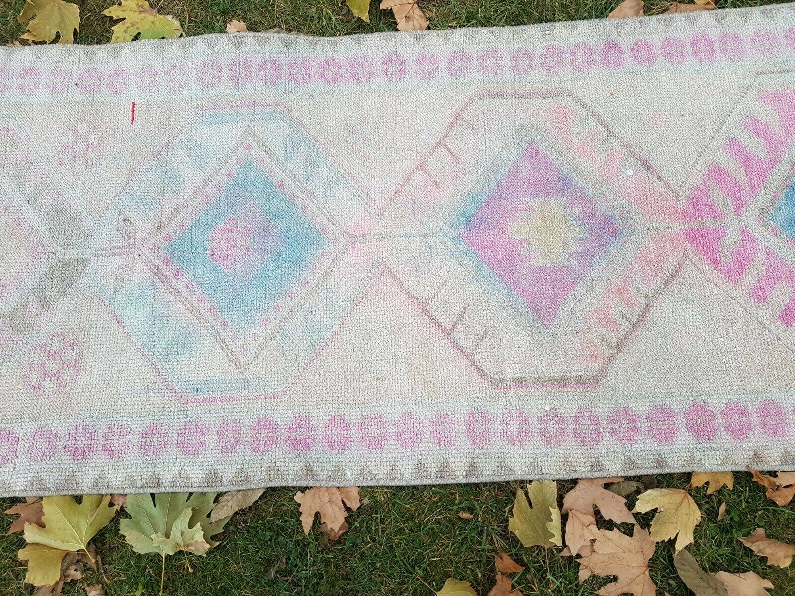 Vintage Herki Runner Rug 2'7'' x 13'1''
