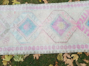 Vintage Herki Runner Rug 2'7'' x 13'1''