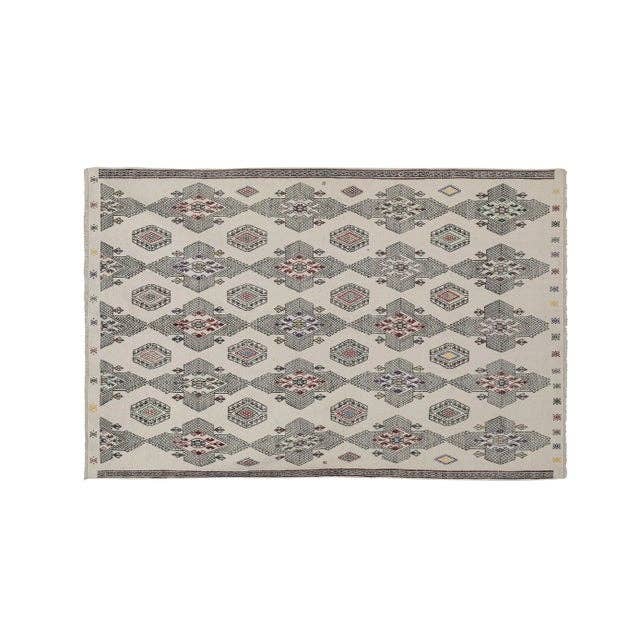 Vintage Turkish Kilim Rug 5'1'' x 7'4''